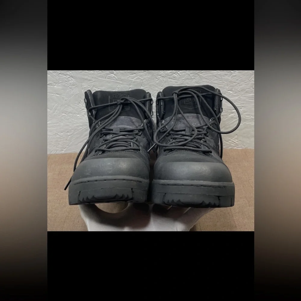 DC PureWork Men's Work Boots Waterproof Composite Toe EH Black Camo Size 13W